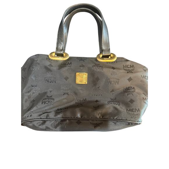 MCM nylon and leather tote*shown on live stream - Picture 1 of 1
